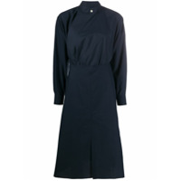 Isabel Marant Vestido midi mangas longas - Azul