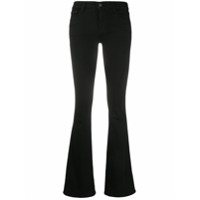 J Brand Calça jeans bootcut Sallie com cintura média - Preto