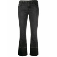 J Brand Calça jeans bootcut Selena com cintura média - Preto