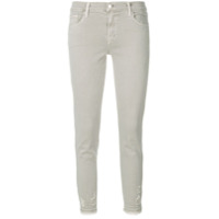 J Brand Calça jeans cintura média 'Capri' - Neutro