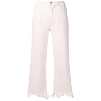 J Brand Calça jeans com barra desfiada - Rosa