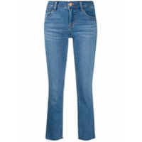 J Brand Calça jeans cropped cintura média Alana - Azul