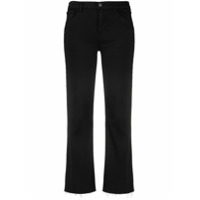 J Brand Calça jeans flare Selena cintura média - Preto