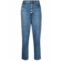J Brand Calça jeans reta cintura alta Heather - Azul
