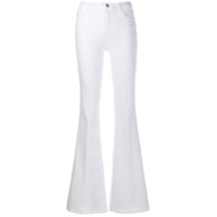 J Brand Calça jeans reta com cinto - Branco