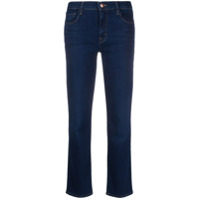 J Brand Calça jeans reta cropped Adele - Azul