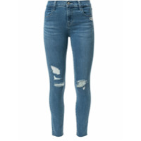 J Brand Calça jeans skinny cintura baixa - Azul