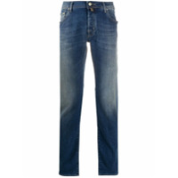 Jacob Cohen Calça jeans reta com 5 bolsos - Azul