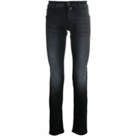 Jacob Cohen Calça jeans slim cintura baixa - Preto