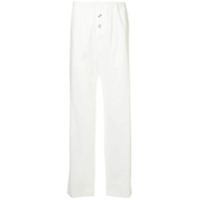 Jil Sander Calça com elástico na cintura - Branco