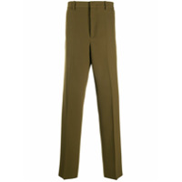 Jil Sander Calça de alfaiataria reta - Marrom