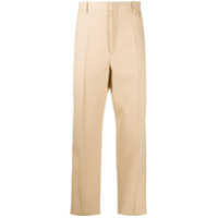 Jil Sander Calça de lã com pregas frontais - Neutro