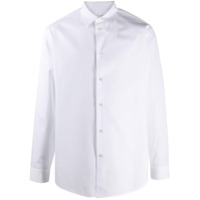 Jil Sander Camisa com acabamento engomado - Branco