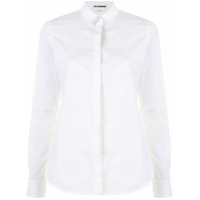 Jil Sander Camisa de alfaiataria em algodão - Branco