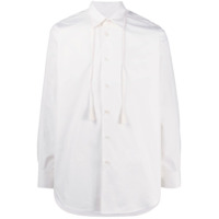 Jil Sander Camisa de algodão com aplicação de tassel - Neutro