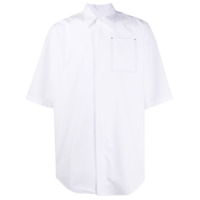 Jil Sander Camisa mangas curtas com bolso - Branco