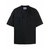 Jil Sander Camisa mangas curtas com detalhe de bolso - Preto