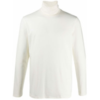Jil Sander Camiseta gola alta de algodão - Branco