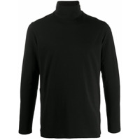 Jil Sander Camiseta gola alta de algodão - Preto