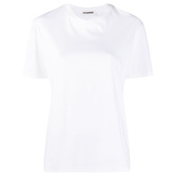 Jil Sander Camiseta gola redonda de algodão - Branco
