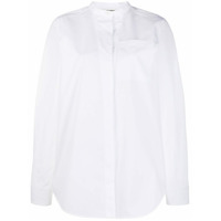 Jil Sander concealed fastening poplin shirt - Branco