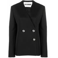 Jil Sander double-breasted fitted blazer - Preto