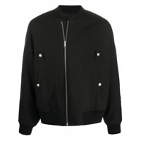 Jil Sander Jaqueta bomber com detalhe de tachas - Preto