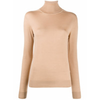 Jil Sander Suéter gola alta de cashmere e seda - Neutro