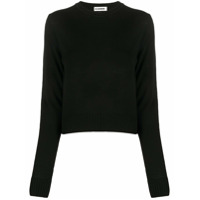 Jil Sander Suéter mangas longas de lã - Preto