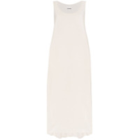 Jil Sander Vestido longo Masie com decote em U - Neutro