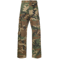 John Elliott Calça cargo camuflada - Marrom