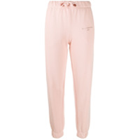 John Richmond Calça esportiva de algodão com logo Cudenarde - Rosa