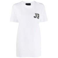 John Richmond Camiseta Chipindo com logo em strass - Branco
