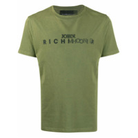 John Richmond Camiseta com aplicação de logo - Verde