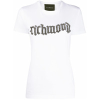 John Richmond Camiseta decote careca com logo - Branco
