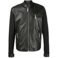 John Richmond Jaqueta Guard de couro - Preto