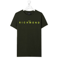 John Richmond Junior logo print T-shirt - Verde