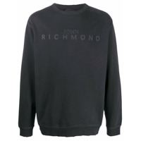 John Richmond Moletom com estampa de logo - Preto