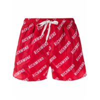 John Richmond Sunga com estampa de logo - Vermelho