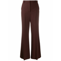 Joseph Calça de alfaiataria flare cintura alta - Marrom