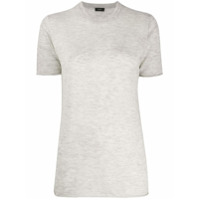 Joseph Camiseta decote careca de cashmere - Cinza