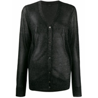 Joseph Cardigan com efeito de brilho - Preto