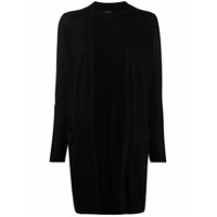 Joseph Cardigan longo com abertura frontal - Preto