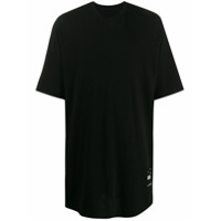 Julius Camiseta oversized com estampa de logo - Preto