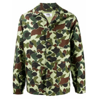 Junya Watanabe MAN Jaqueta com estampa camuflada - Verde