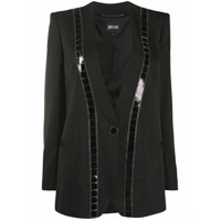 Just Cavalli Blazer com botão decorativo - Preto