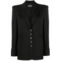 Just Cavalli Blazer com ombros estruturados - Preto