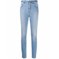 Just Cavalli Calça jeans skinny cintura alta com cinto - Azul