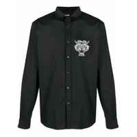 Just Cavalli Camisa com detalhe bordado - Preto