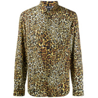 Just Cavalli Camisa com estampa de leopardo - Neutro